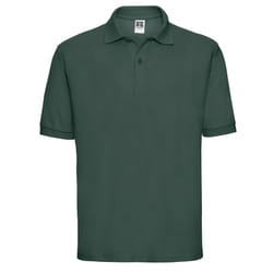Russell Mens Polycotton Pique Polo Shirt - XS, Bottle Green