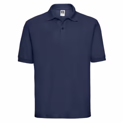 Russell Mens Polycotton Pique Polo Shirt - XS, French Navy