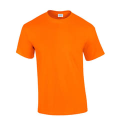 Gildan Mens Ultra Cotton T-Shirt - S, Safety Orange