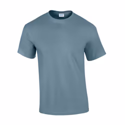 Gildan Mens Ultra Cotton T-Shirt - L, Stone Blue
