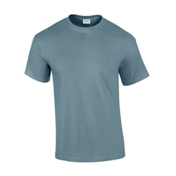 Gildan Mens Ultra Cotton T-Shirt - L, Stone Blue