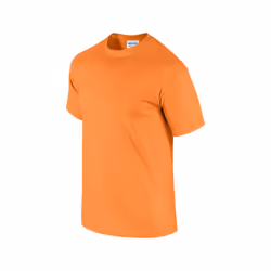 Gildan Mens Ultra Cotton T-Shirt - L, Tangerine