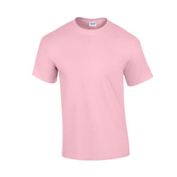 Gildan Mens Ultra Cotton T-Shirt - XXL, Light Pink
