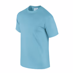 Gildan Mens Ultra Cotton T-Shirt - XXL, Sky Blue