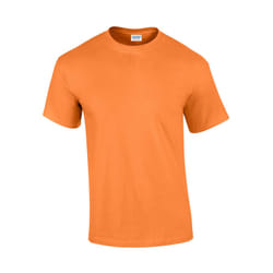 Gildan Mens Ultra Cotton T-Shirt - S, Tangerine
