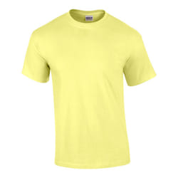 Gildan Mens Ultra Cotton T-Shirt - XL, Cornsilk