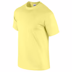Gildan Mens Ultra Cotton T-Shirt - XL, Cornsilk