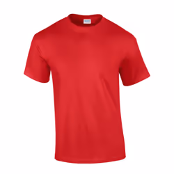 Gildan Mens Ultra Cotton T-Shirt - 5XL, Red