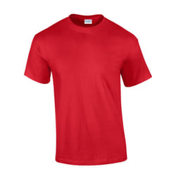 Gildan Mens Ultra Cotton T-Shirt - S, Red