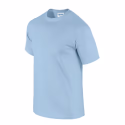 Gildan Mens Ultra Cotton T-Shirt - L, Light Blue