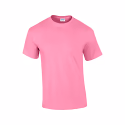 Gildan Mens Ultra Cotton T-Shirt - S, Azalea