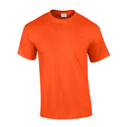 Gildan Mens Ultra Cotton T-Shirt - M, Orange