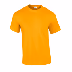 Gildan Mens Ultra Cotton T-Shirt - S, Gold
