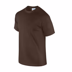 Gildan Mens Ultra Cotton T-Shirt - S, Dark Chocolate