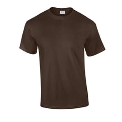 Gildan Mens Ultra Cotton T-Shirt - L, Dark Chocolate