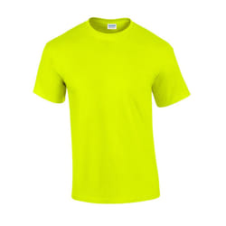 Gildan Mens Ultra Cotton T-Shirt - M, Safety Green