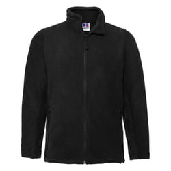 Russell Mens Outdoor Fleece Jacket - XS, Black