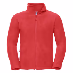 Russell Mens Outdoor Fleece Jacket - M, Classic Red