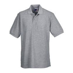 Russell Mens Polycotton Pique Hardwearing Polo Shirt - 3XL, Light Oxford