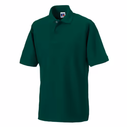 Russell Mens Polycotton Pique Hardwearing Polo Shirt - M, Bottle Green