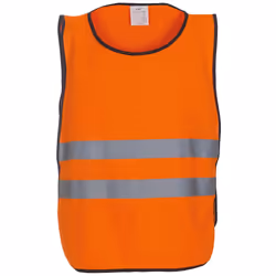 Yoko Unisex Adult Reflective Hi-Vis Tabard - L-XL, Orange