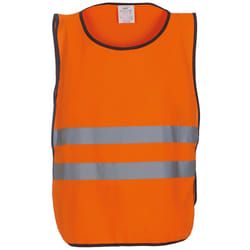 Yoko Unisex Adult Reflective Hi-Vis Tabard - S-M, Orange