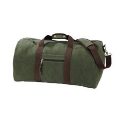 Quadra Vintage Canvas Duffle Bag - One Size, Vintage Military Green