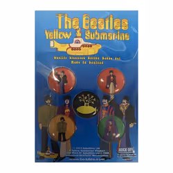 The Beatles Yellow Submarine Badge (Pack of 5)