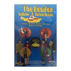 The Beatles Yellow Submarine Badge (Pack of 5)