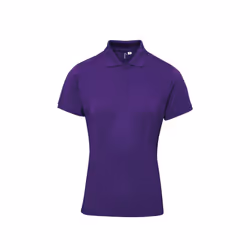 Premier Womens/Ladies Coolchecker Plus Polo Shirt - XS, Purple