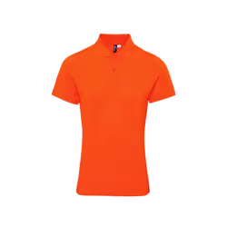 Premier Womens/Ladies Coolchecker Plus Polo Shirt - XXL, Orange