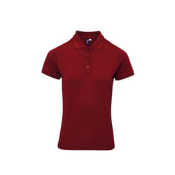 Premier Womens/Ladies Coolchecker Plus Polo Shirt - XXL, Burgundy