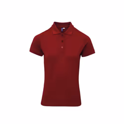 Premier Womens/Ladies Coolchecker Plus Polo Shirt - XS, Burgundy