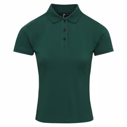Premier Womens/Ladies Coolchecker Plus Polo Shirt - XS, Bottle Green