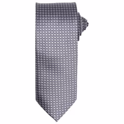 Premier Puppytooth Tie - One Size, Silver