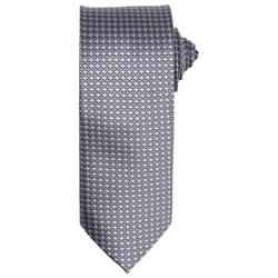 Premier Puppytooth Tie - One Size, Silver