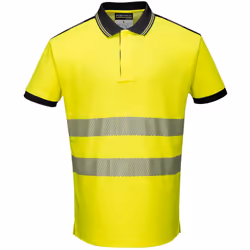 Portwest Unisex Adult Hi-Vis Polo Shirt - L, Yellow/Black