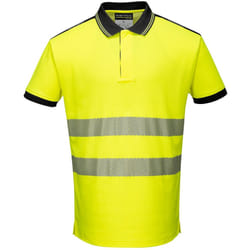 Portwest Unisex Adult Hi-Vis Polo Shirt - XXL, Yellow/Black
