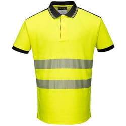 Portwest Unisex Adult Hi-Vis Polo Shirt - 3XL, Yellow/Black