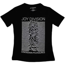 Joy Division Womens/Ladies Unknown Pleasures T-Shirt - S, Black
