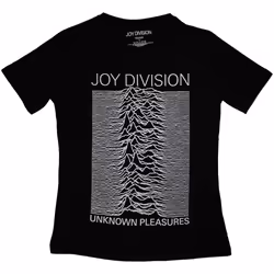 Joy Division Womens/Ladies Unknown Pleasures T-Shirt - L, Black