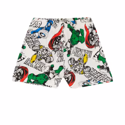 Marvel Boys Superhero Short Pyjama Set - 7-8 Years, White/Multicoloured