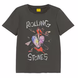 Amplified Childrens/Kids Hackney Diamonds The Rolling Stones T-Shirt - 5-6 Years, Charcoal