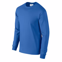 Gildan Unisex Adult Ultra Plain Cotton Long-Sleeved T-Shirt - S, Royal Blue