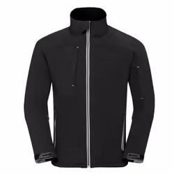 Russell Mens Bionic Soft Shell Jacket - L, Black