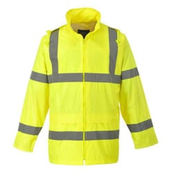 Portwest Unisex Adult Hi-Vis Waterproof Jacket - S, Yellow