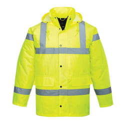 Portwest Unisex Adult Hi-Vis Traffic Jacket - XXL, Yellow