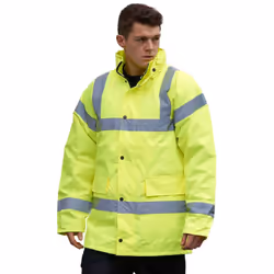 Portwest Unisex Adult Hi-Vis Traffic Jacket - XXL, Yellow