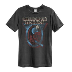 Amplified Unisex Adult Outer Space Queens Of The Stone Age T-Shirt - S, Charcoal