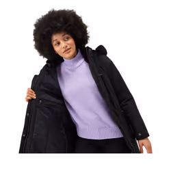 Regatta Womens/Ladies Samaria Waterproof Jacket - 14 UK, Black